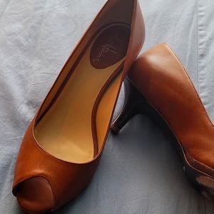 Cole Haan Nike Air peep toe heel